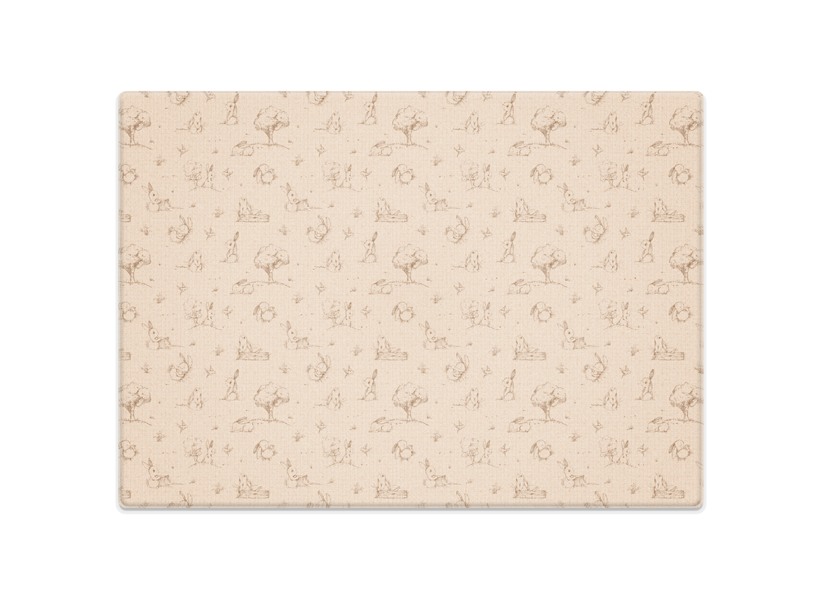 bunny, playmats, play mats, baby play mats, padded play mats, little wiwa, bunny mat, scandi inspired