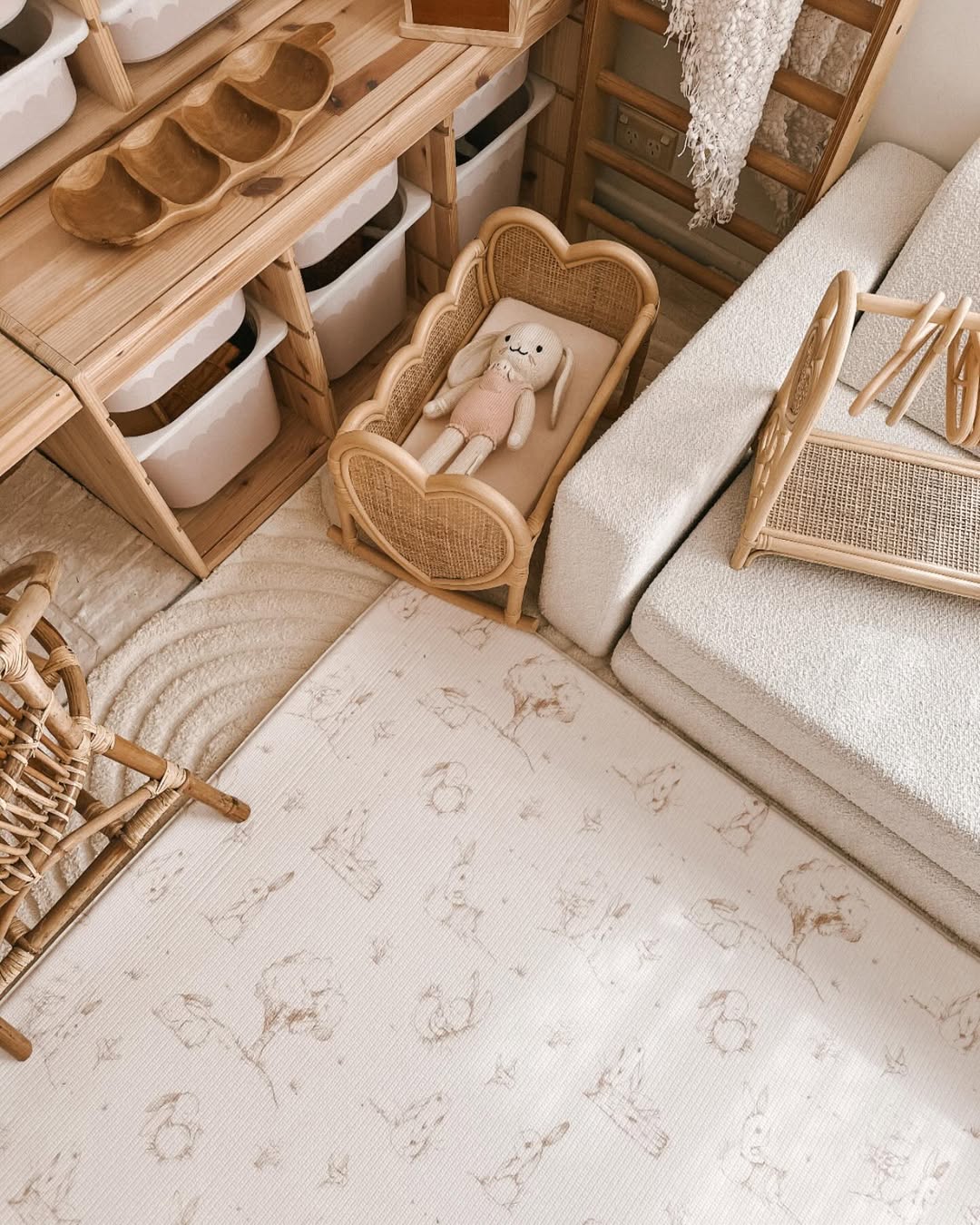 Woodland Bunny Baby Play Mats