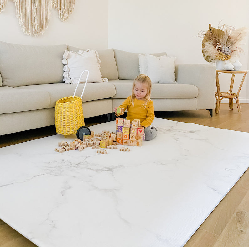 marmor, playmats, play mats, baby play mats, padded play mats, little wiwa, marmor mat, scandi inspired