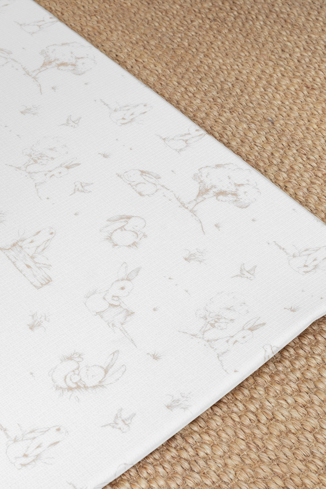 bunny, playmats, play mats, baby play mats, padded play mats, little wiwa, bunny mat, scandi inspired