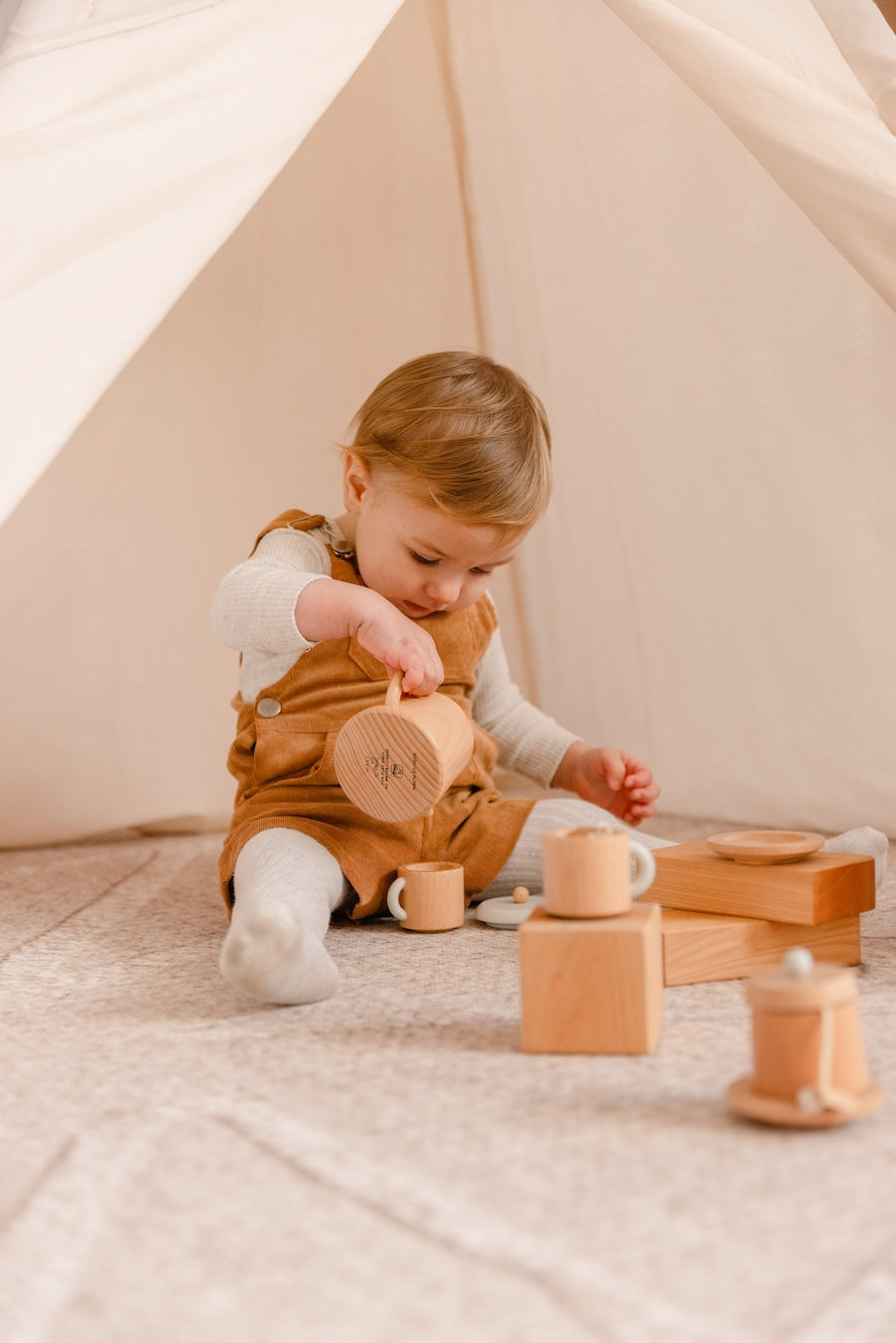 Woodland Peony Generös Play Mat