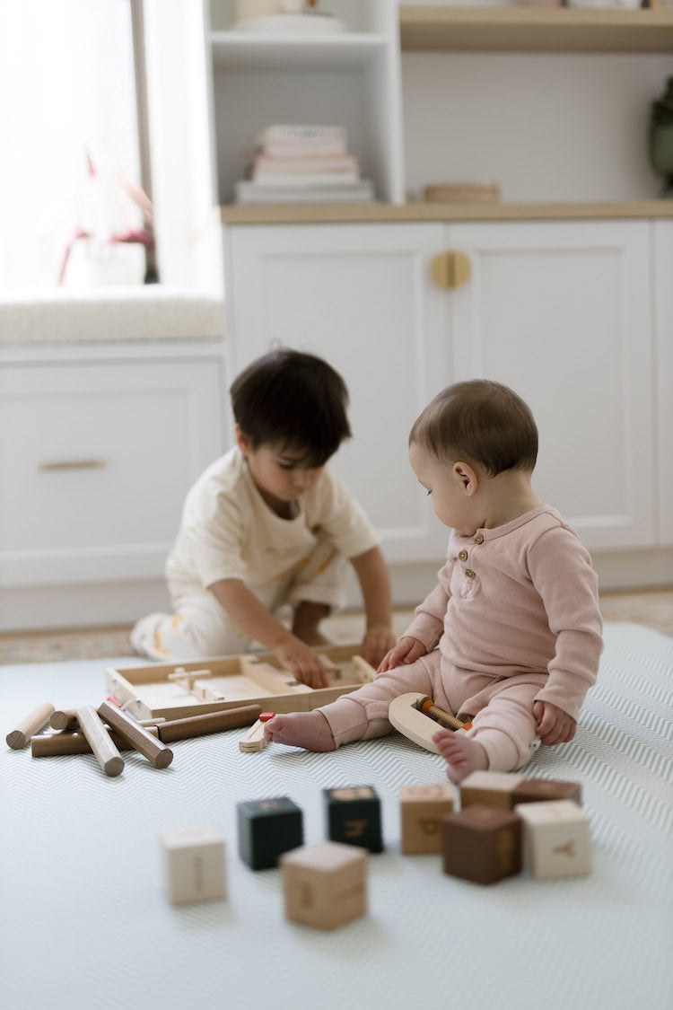Herringbone Sky Generös Play Mat