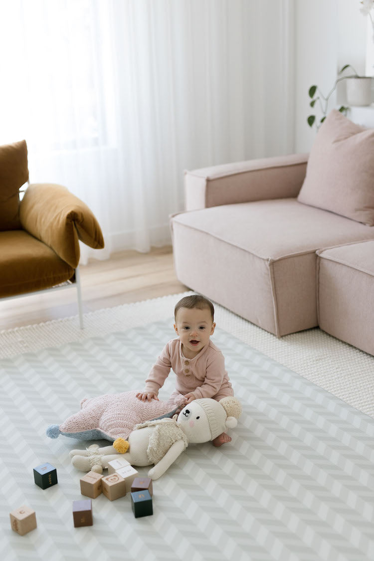Herringbone Sky Generös Play Mat