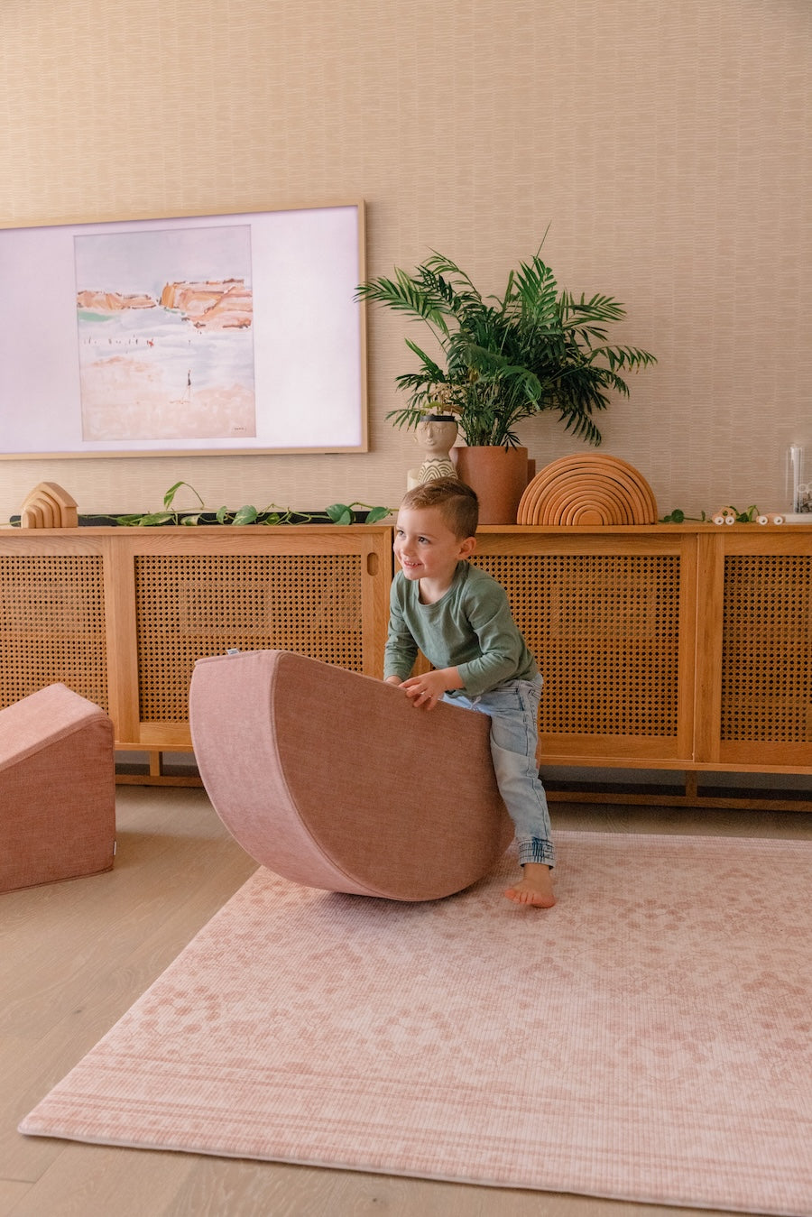 Coastal Peony Generös Play Mat