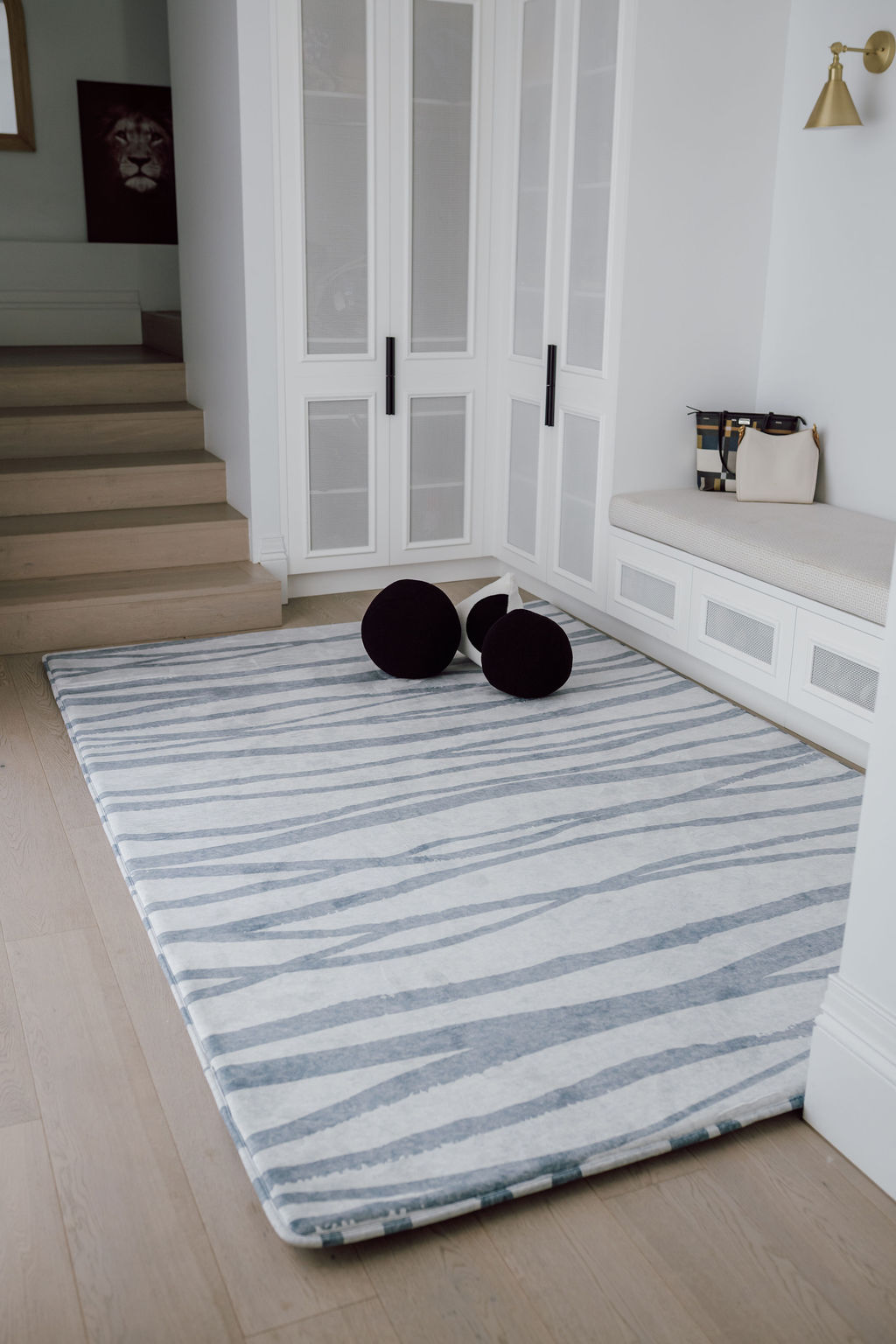 little wiwa, little wiwa play rug, little wiwa plush play mat, silver tide play rug